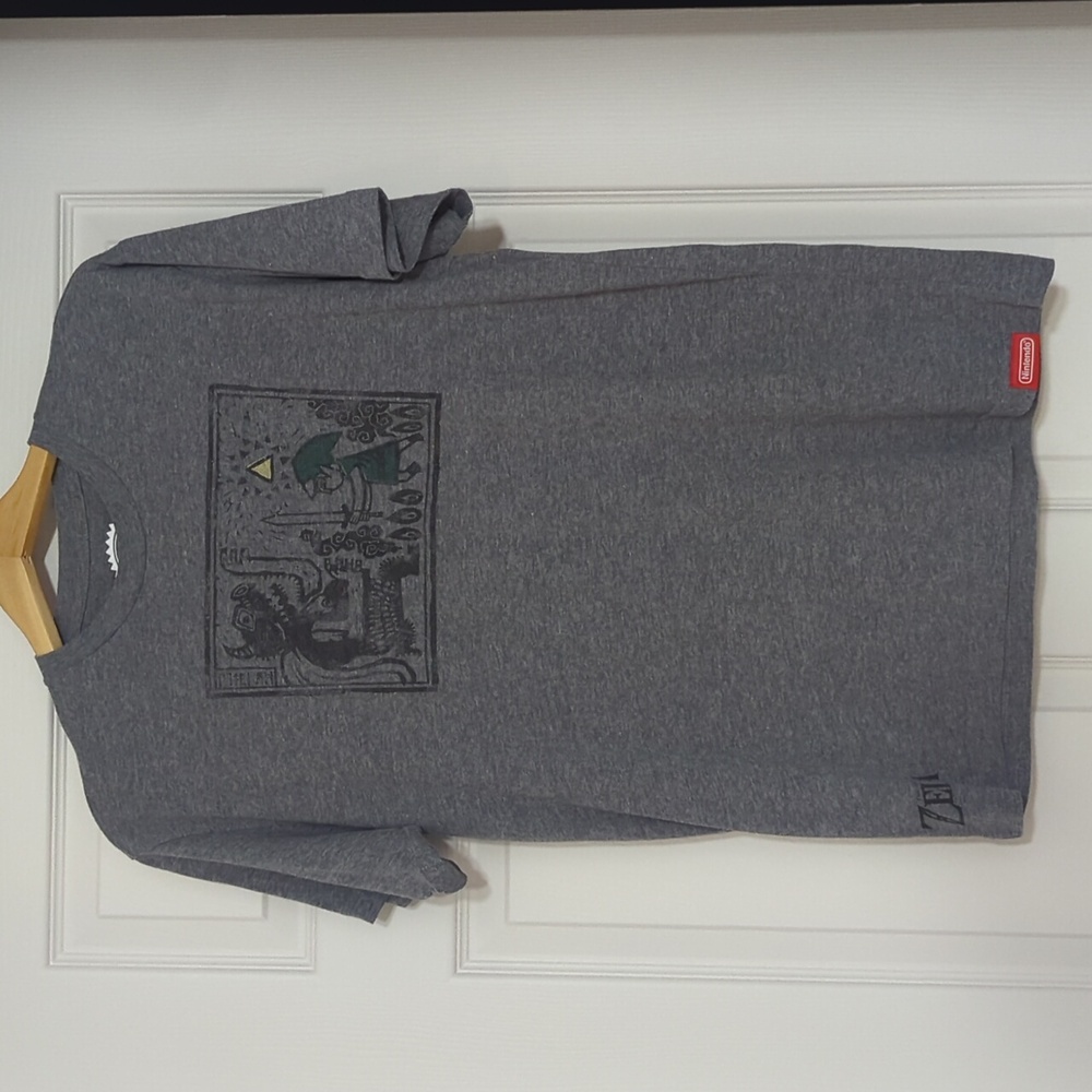 Official Nintendo Legend of Zelda Wind Waker Grey T Shirt